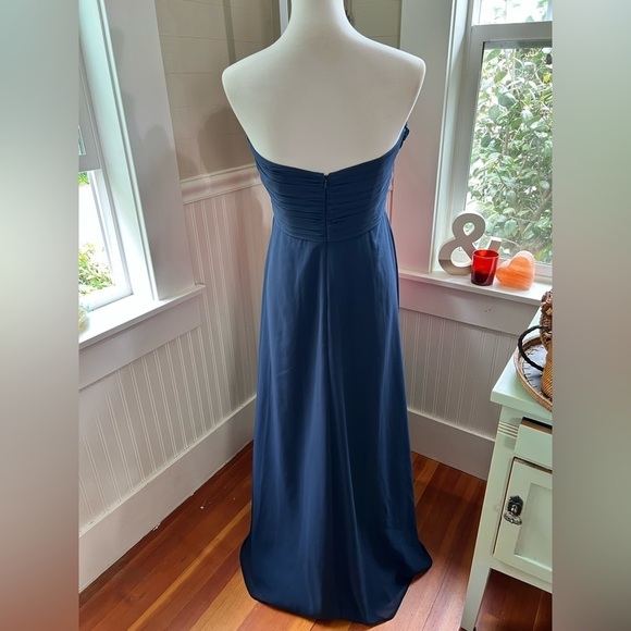 Jasmine‎ B2 B2078 Long Sweetheart Neckline Poly Chiffon Bridesmaid Dress - Picture 3 of 14